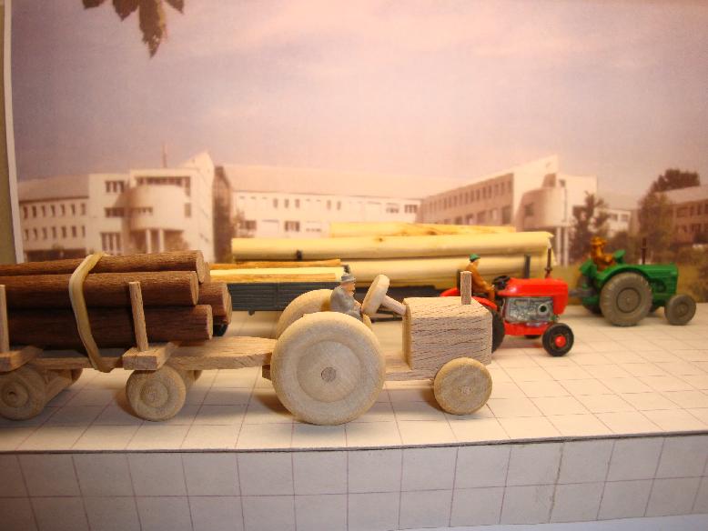 Wassermuehle/3 Traktoren